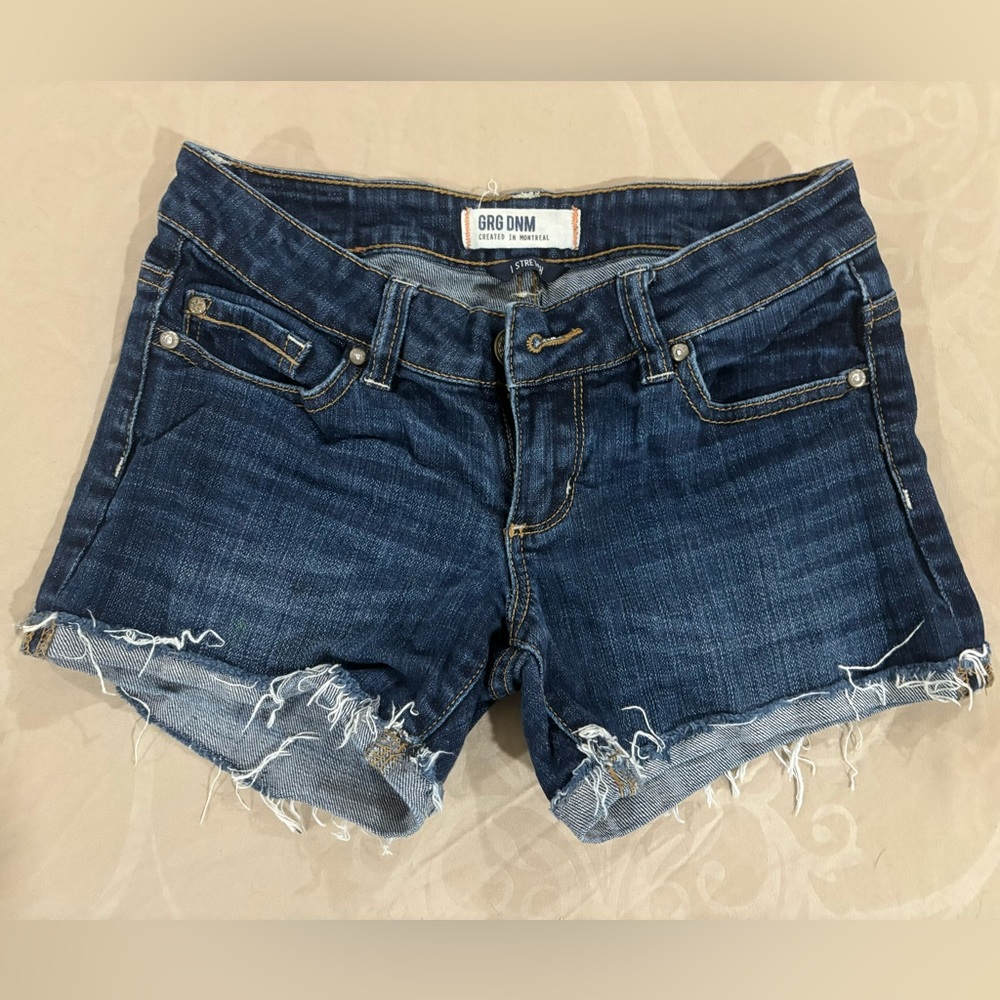 Garage denim shorts